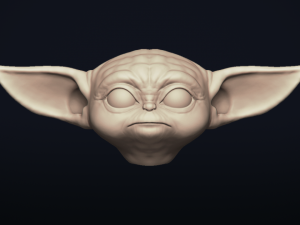 baby yoda - star wars the mandalorian - printable 3D Print Model