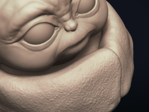 baby yoda - star wars the mandalorian - printable 3D Print Model