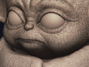 baby yoda - star wars the mandalorian - printable 3D Print Model