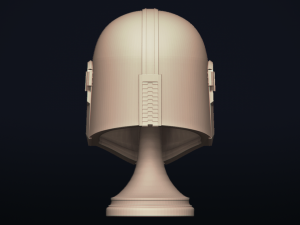 the mandalorian - bounty hunter - head trophy - printable 3D प्रिंट मॉडल