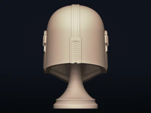 the mandalorian - bounty hunter - head trophy - printable 3D Print Model