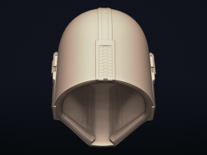the mandalorian - bounty hunter - head trophy - printable 3D प्रिंट मॉडल