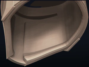 the mandalorian - bounty hunter - head trophy - printable 3D Print Model