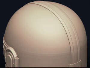 the mandalorian - bounty hunter - head trophy - printable 3D Print Model