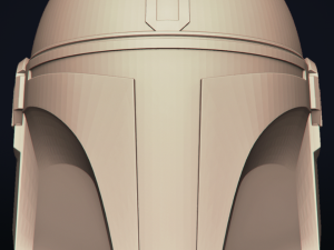 the mandalorian - bounty hunter - head trophy - printable 3D प्रिंट मॉडल