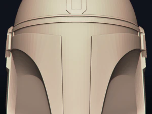 the mandalorian - bounty hunter - head trophy - printable 3D Print Model