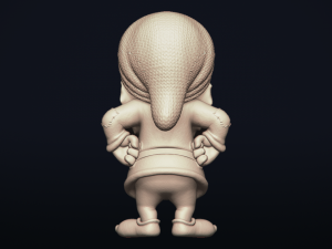 grumpy - one of the seven dwarfs - printable 3d print model 3D Print Model