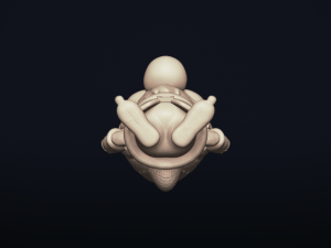 grumpy - one of the seven dwarfs - printable 3d print model 3D Print Model