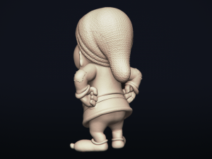 grumpy - one of the seven dwarfs - printable 3d print model 3D Print Model