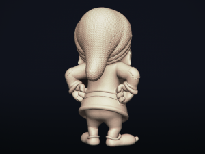 grumpy - one of the seven dwarfs - printable 3d print model 3D Print Model