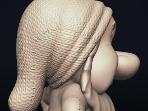 grumpy - one of the seven dwarfs - printable 3d print model 3D Print Model
