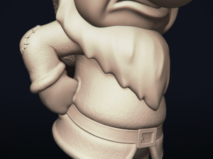 grumpy - one of the seven dwarfs - printable 3d print model 3D Print Model