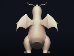 dragonite - realistic dragon pokemon 3Dモデル