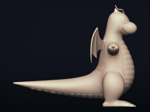 dragonite - realistic dragon pokemon 3Dモデル