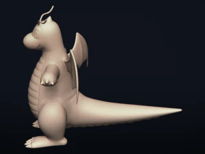 dragonite - realistic dragon pokemon 3D Model