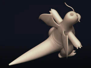 dragonite - realistic dragon pokemon 3D Model