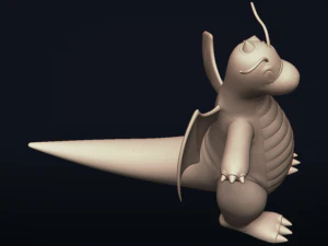 dragonite - realistic dragon pokemon 3D Model