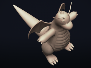 dragonite - realistic dragon pokemon 3Dモデル