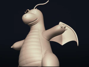 dragonite - realistic dragon pokemon 3D Model