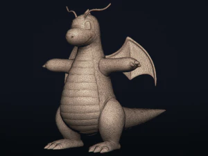 dragonite - realistic dragon pokemon 3D Model
