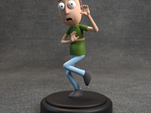 rick and morty - jerry smith 3D 프린트 모델