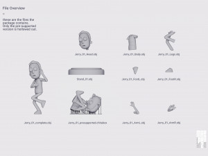 rick and morty - jerry smith 3D 프린트 모델