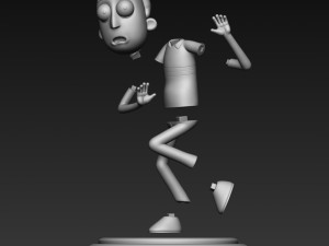rick and morty - jerry smith 3D 프린트 모델