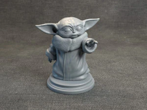 baby yoda - the mandalorian 3D Print Model