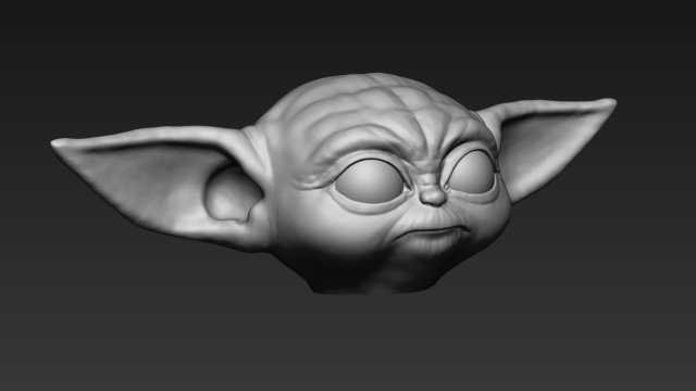 baby yoda - the mandalorian 3D Print Model in Monsters & Creatures 3DExport