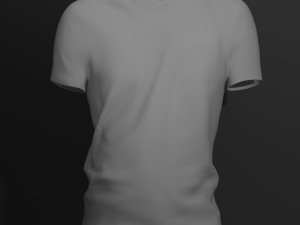 t shirt 3D 모델