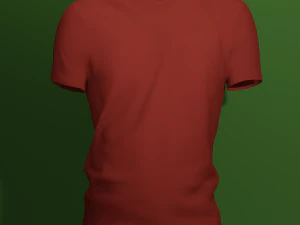 티셔츠 3D 모델