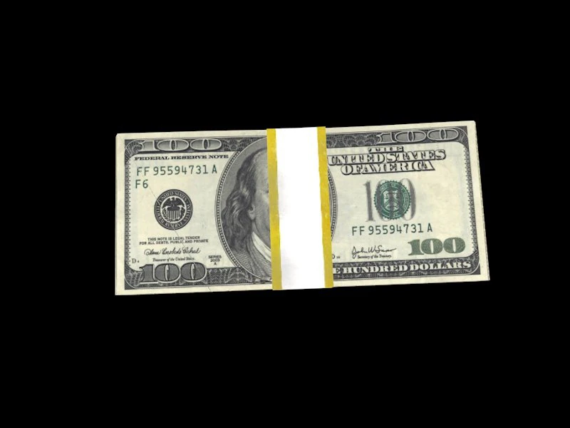 money 3D Model .c4d .max .obj .3ds .fbx .stl .blend 