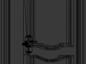 bedroom door 3D Model