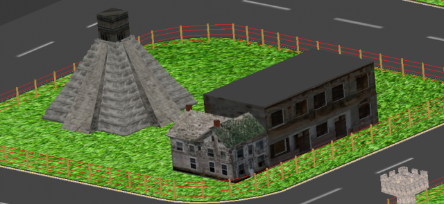 stage for street circuit 3D मॉडल .c4d .max .obj .3ds .fbx .stl .blend 