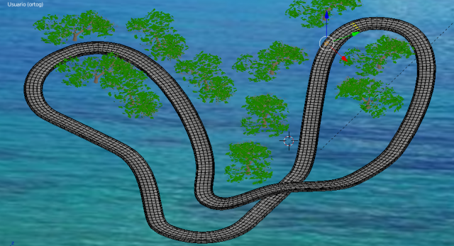circuit over the ocean 3D मॉडल .c4d .max .obj .3ds .fbx .stl .blend 