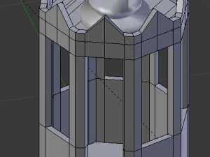 torre com canh&atilde;o e bola para canh&atilde;o ideal para jogos de estrat&eacute;gia Modelo 3D