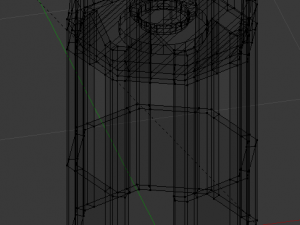 tower with cannon and ball for cannon ideal for strategy games 3D Model