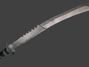 swords and bow 3D Model