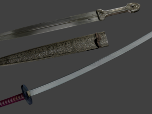 swords pack 3D मॉडल