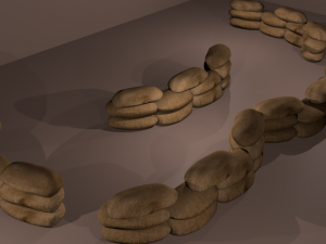 trench 3D मॉडल
