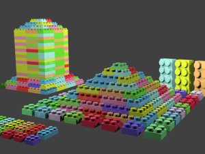 lego pack 3D मॉडल