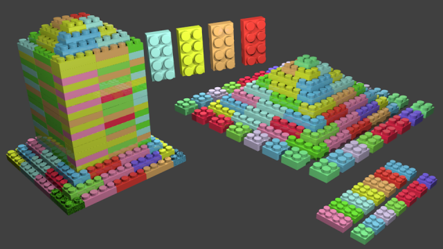 lego pack 3D मॉडल .c4d .max .obj .3ds .fbx .stl .blend 