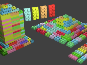 lego pack 3D मॉडल
