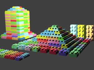 lego pack 3D मॉडल