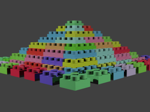 lego pack 3D मॉडल