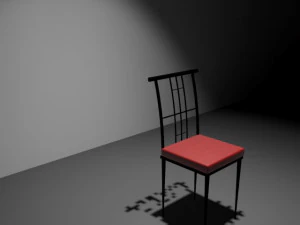 wrought iron chair 3D Model