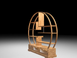circular shelf 3D Model