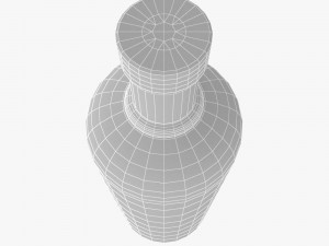 absolut vodka bottle 3D Model