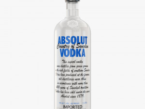 alcohol bottle vodka whisky collection 3D मॉडल