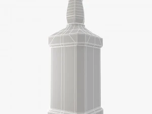 alcohol bottle vodka whisky collection 3D Model